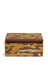 L'objet Fortuny Camo Isole Box (26cm X 18 Cm) In Brown