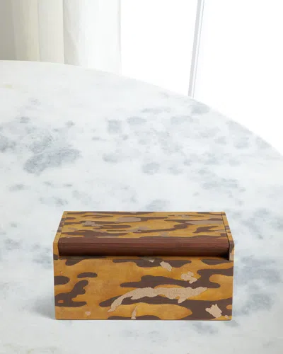 L'objet Fortuny Camo Isole Box In Gold