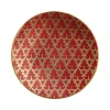 L'objet Fortuny Murillo Canape Plates 4-piece Set In Red