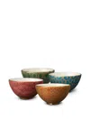 L'objet Fortuny Assorted 4-piece Cereal Bowl Set In Multi