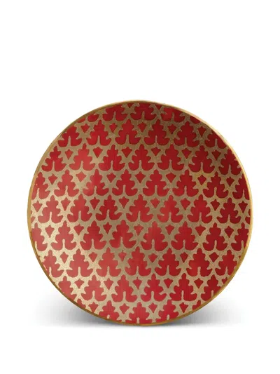 L'objet Fortuny Gold-accented Plate In Multi