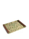 L'objet Fortuny Laotze Tray (56cm X 41cm) In Green
