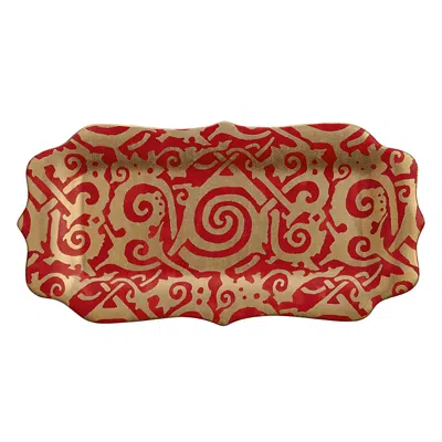 L'OBJET L'OBJET FORTUNY MAORI RECTANGULAR PLATTER, MEDIUM