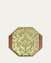 L'objet Fortuny Octagon Tray In Green