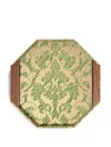L'objet Fortuny Octagon Tray (47cm) In Green