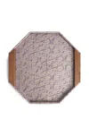 L'objet Fortuny Octagon Tray (47cm) In Purple