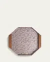 L'objet Fortuny Octagon Tray In Purple