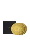L'objet Fortuny Orsini Dessert Plates (set Of Four) In Yellow