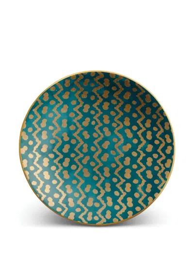 L'objet Fortuny Patterned Plate In Animal Print