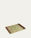 L'objet Fortuny Rectangular Tray In Green
