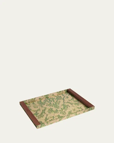 L'objet Fortuny Rectangular Tray In Green