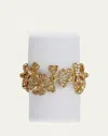L'objet Garland Napkin Rings Jewels, Set Of 4 In Multi