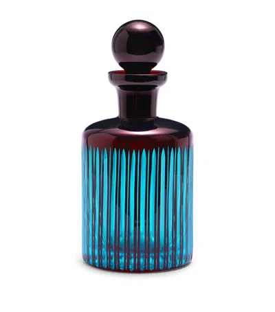 L'objet Glass Prism Decanter In Burgundy