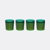 L'objet Prism Set Of 4 Glasses In Green