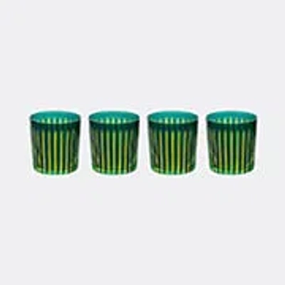 L'OBJET GLASSWARE GREEN UNI