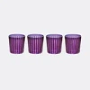 L'OBJET GLASSWARE PURPLE UNI