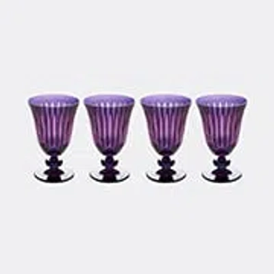 L'OBJET GLASSWARE PURPLE UNI