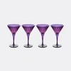 L'OBJET GLASSWARE PURPLE UNI