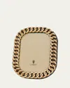 L'objet Gold Cuban Link Frame, 5" X 7" In Gold