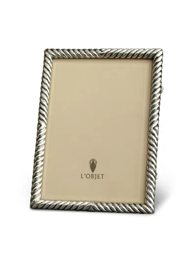 L'objet Gold Deco Twist Frame In Silver