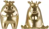 L'objet Gold Haas King + Queen Candle Holders In Gold