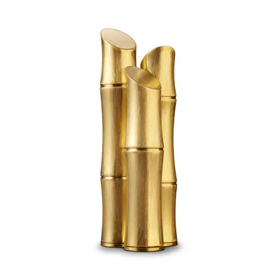 L'objet Gold-plated Bambou Bookends, Set Of Two