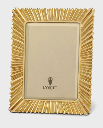 L'OBJET GOLD RAY PICTURE FRAME, 4" X 6",PROD199160535