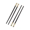 L'objet Gold Tipped Ebony Chopsticks In Multi