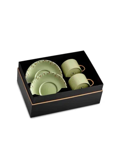 L'objet Tea And Coffee Green Uni In Gold