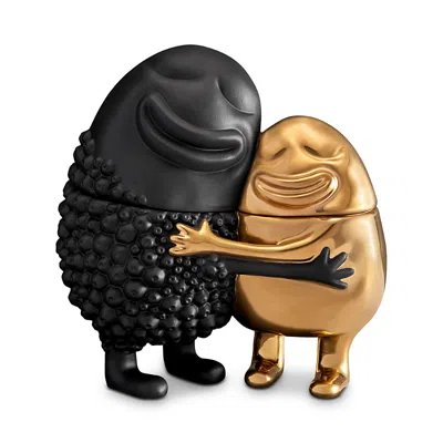 L'objet X Haas Brothers Mojave Huggers Porcelain Box In Black