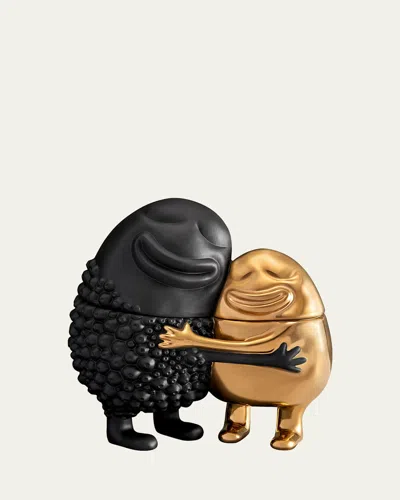 L'objet X Haas Brothers Mojave Huggers Porcelain Box In Black