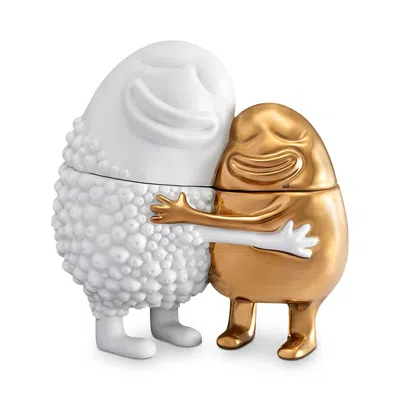 L'objet Haas Happy Huggers Box In White/gold