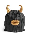 L'objet Haas Lynda 5-piece 24k Gold & Porcelain Monster Box & Plate Set In Black
