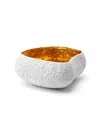 L'objet Haas Large Mojave 24k Gold & Porcelain Dessert Bowl In White/gold
