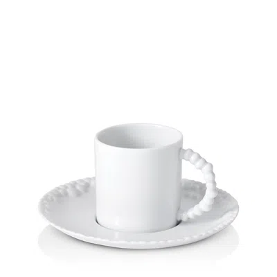 L'OBJET L'OBJET HAAS MOJAVE ESPRESSO CUP & SAUCER,HB155