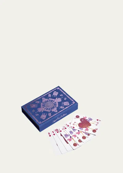 L'objet Haas Playing Cards, Set Of 2 Decks In Blue
