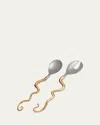 L'objet Haas Twisted Horn 2-piece Serving Set In Gold