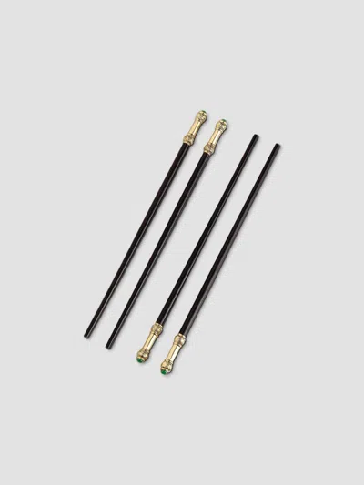 L'objet Han 24k Gold-plated Chopsticks/set Of 4