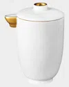 L'objet Han 24k Gold-trimmed Porcelain Soy Sauce Pot