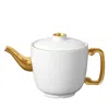 L'objet Han 24k Gold-plated Teapot, 34 Oz. In Gold