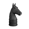 L'objet Horse Bookend In Black