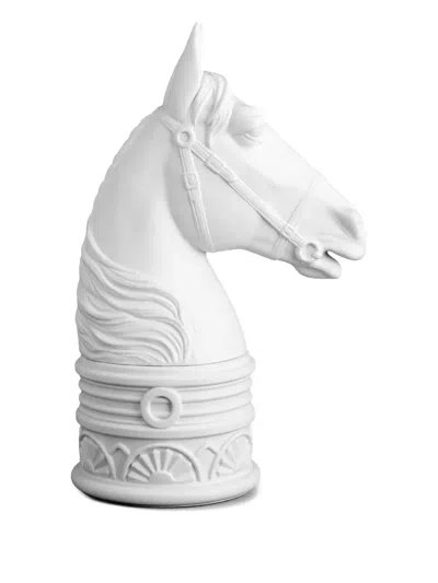 L'objet Horse Bookend In White