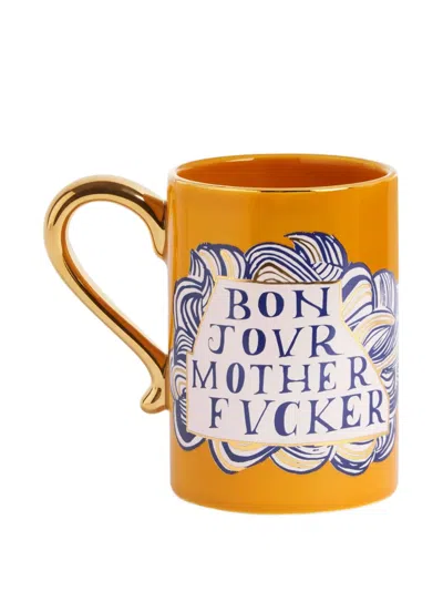 L'objet Illustrated Mug In Yellow