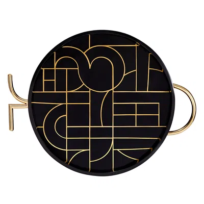 L'OBJET L'OBJET KELLY BEHUN CIRCUIT ROUND TRAY
