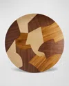 L'objet Brown Kelly Behun Edition Large Revolving Tray