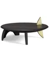 L'objet Kelly Behun Leaf Flat Platter On Stand
