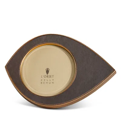 L'objet Kelly Behun Wide Eye Frame In Brown
