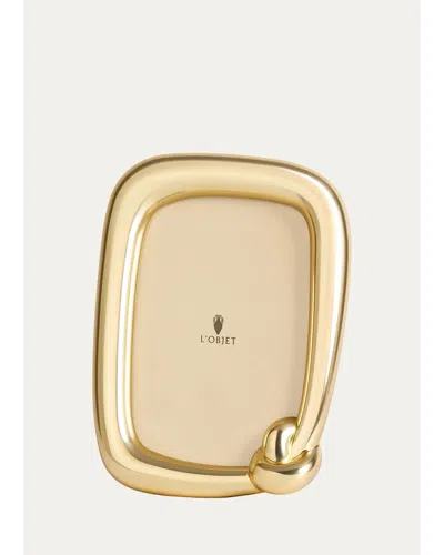 L'objet Knot Frame, 4" X 6" In Gold