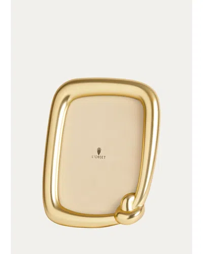 L'objet Knot Frame, 5" X 7" In Gold
