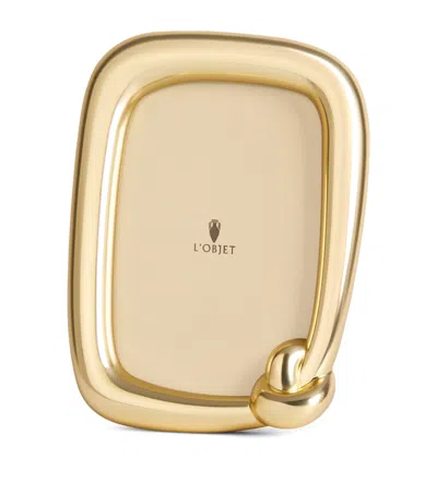 L'objet Knot Photo Frame In Gold